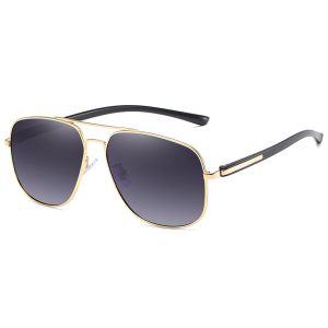 Unique Trending Uv400 Polarized Sunglasses BSCI Square Ocean Lens