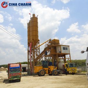 HZS90 90m3/H Ready Mixed Belt Conveyor Concrete Batching Plant