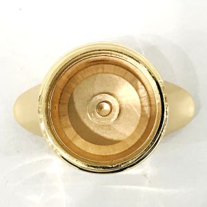 Buy cheap Classic Zinc Alloy Gold Plating Metal Zamak Perfume Bottle Cap from wholesalers
