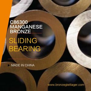 High Strength , C86300 Manganese Bronze Grooves Bushings , Customized, For