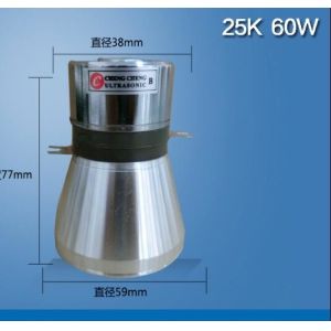 Buy cheap 60W 25k Piezoelectric Ultrasonic Transducer 66mm With ROSH Certificate from wholesalers