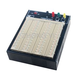 Buy cheap ABS Plastic Brown Powered Breadboard 50000 Times Contact Life from wholesalers