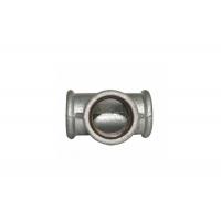 Buy cheap 60 Degree Cone Branch Malleable Iron Tee BSP Pipe Fittings Abrasive Resistance product