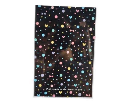 Quality Matt black design plastic pouch opp material plastic k pakaging bag for sale