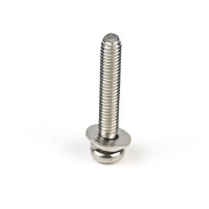 Buy cheap ISO Standard M4 X 25mm Stainless Steel Pan Head Phillips Machine Screws With Washer for Door from wholesalers