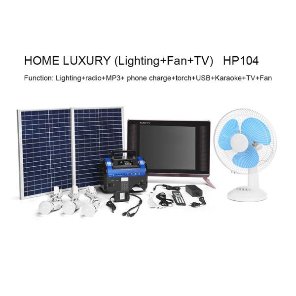Buy cheap Multipurpose Solar Home System Kenya Non Electricity Solution Karaoke Function from wholesalers