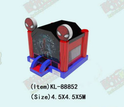 Commercial Inflatable Bounce House With Spider-Man Patterns