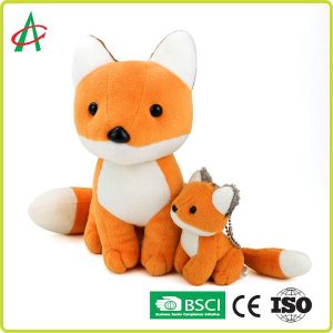 Buy cheap Polyester Stuffing Furry Plush Mini Fox Stuffed Animal 3 10in product