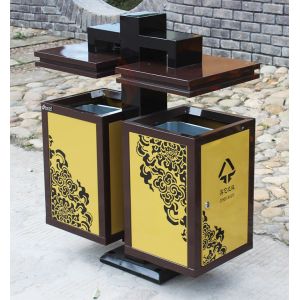 Buy cheap Community Classification Dual Compartment Trash Can Dual Trash And Recycling Bin from wholesalers