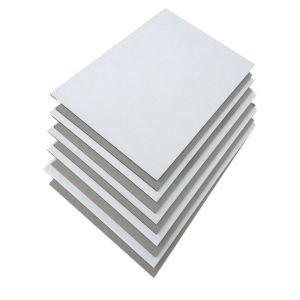 Buy cheap 230gsm High Grade Good Price Duplex Board Grey Back Samples Single Coated White product