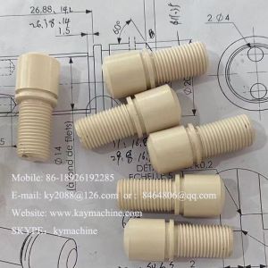 Polyetheretherketone Tecapeek Plastic CNC Machining Delrin POM PTFE Nylon PEEK