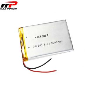 Buy cheap 1000 cycles 3.7V 3000mAh 764261 Lithium Polymer Battery IEC from wholesalers
