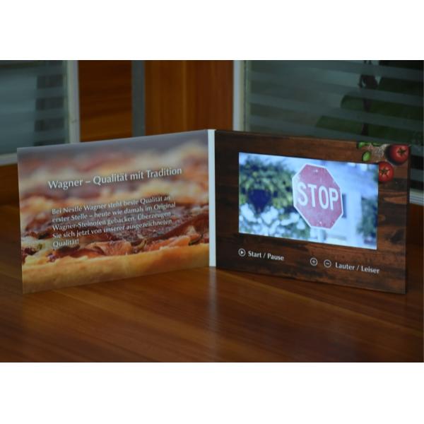 Buy cheap 2018 new style consumer goods marketing stragety with printing 7inch lcd screen video mail brochures tft video brochure from wholesalers