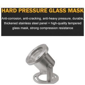 Stainless Steel IP68 DMX RGB LED Underwater Fountain Light