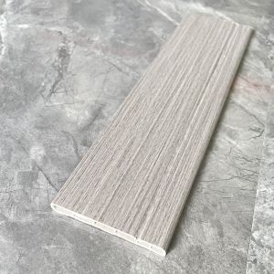 Indoor Customization Length 150mm Plastic Skirting Board Fireproof