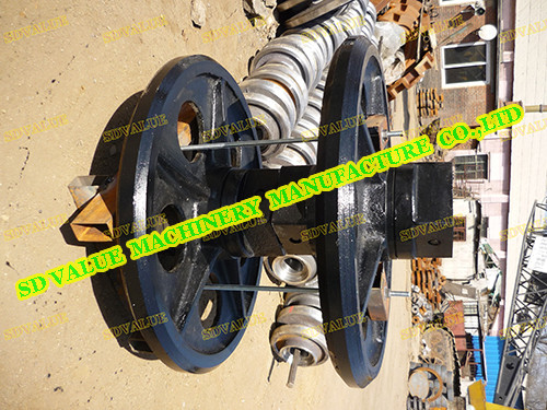 Buy cheap HITACHI SUMITOMO Crawler Crane SCX1200, SCX1200-2 Front Idler Assy from wholesalers