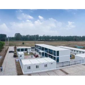 China Prefabricated House Container Prefab School Building Temporary Offices Prefabricated Dormitory Low Cost Container Classroom on sale