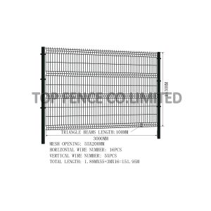 wire mesh fence panel / 868 fence / 656 fence