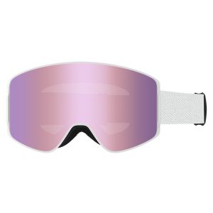 Magnetic Double-Layer Anti-Fog Ski Goggles for Men and Women with Color Mirror