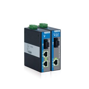 Unmanaged Industrial PoE Media Converter , Full Gigabit Ethernet Poe Switch