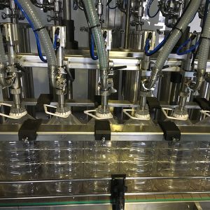 Buy cheap Touch Screen Automatic Oil Filling Machine Filling Speed Adjustable from wholesalers