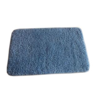 Buy cheap Plain Blue 25mm Pile Polyester Bath Rug 2pcs Pack from wholesalers