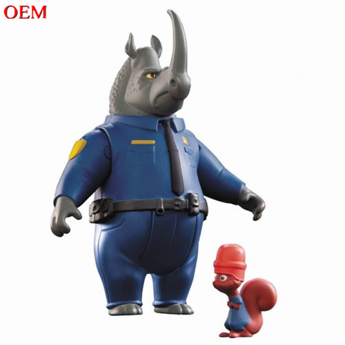 OEM Mini Figure Cartoon Monster Hunter Toy For Kids custom Plastic Animal Model