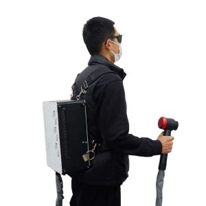 Buy cheap Pulse laser rust cleaning machine Backpack 100w coating and paint removal hand-held laser cleaning machine from wholesalers