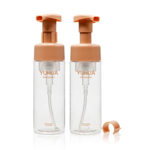 ODM 400ml Plastic Foam Bottle Recyclable Liquid Soap Bottle With Silicone