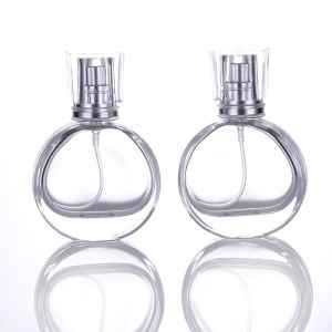 Buy cheap 25ml Empty Flint Glass Refillable Perfume Bottles With Spray Atomizer from wholesalers