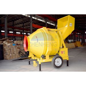 Buy cheap 18-20m3/h JZR500 Diesel Engine Reversing Drum Concrete Mixer from wholesalers