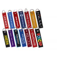 Buy cheap Embroidered Personalized Woven Keychain For Souvenir product