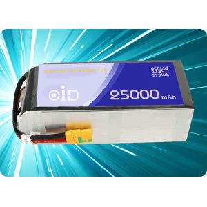 Buy cheap 22.8V 25000mAh Lithium Polymer Drone Battery 90A Discharge from wholesalers