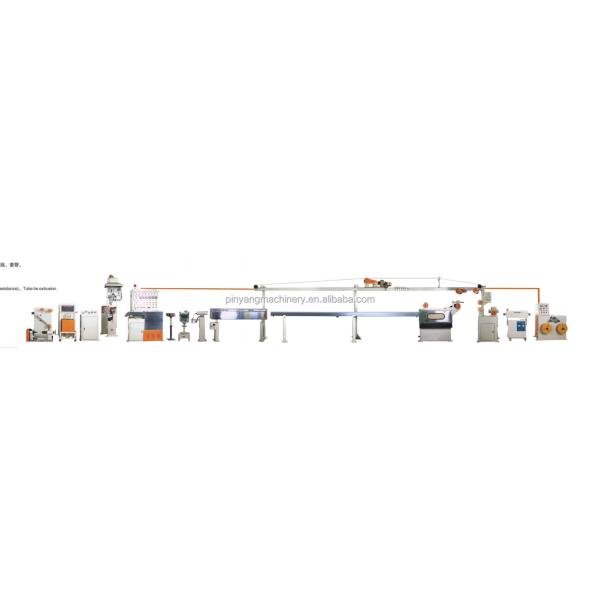 Quality Φ40mm Teflon Cable Extrusion Line For Extruding Extruder Teflon High Temperature Cable With Material FEP FPA for sale