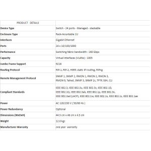 CISCO Original WS-C3750X-24T-S 3750X series 24 Port Data IP Base switch