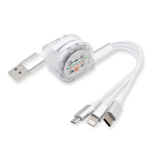 Buy cheap Universal Retractable Usb Charging Cable , Retractable Micro Usb Cable from wholesalers