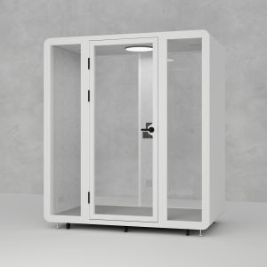 Buy cheap Disassembled / Reassembled 2 Person Pod Modular Office Acoustic Booth product