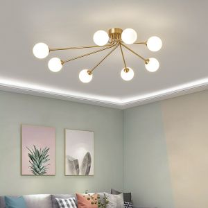 Minimalist chandelier Nordic decor Surface Mounted lamp gold chandelier(WH-MI