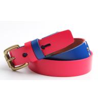 Buy cheap Kids Mixed Color Genuine Leather Belt With Two Different Color Loops product