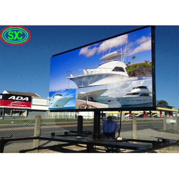 DC5V Working Voltage LED Billboards with High Brightness and Real Pixel 1R1G1B