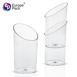 EPK new design special shape 70ml disposable plastic pudding cup