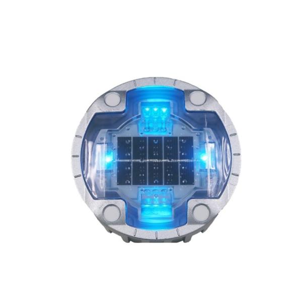 Quality Road Cone Sign Aluminum LED Solar Road Stud with High Reflection and 30T Resistance for sale
