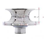 Buy cheap Metal Powder Diamond 98mm F30 Stone Grinding Profiling Wheel Router Bit Electroplated Bit from wholesalers