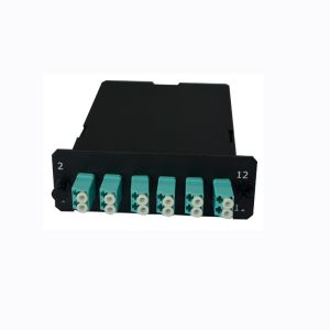 Buy cheap Single Mode FHD MPO Cassette Module MPO-24 to 12x LC Duplex , Type A, 24 Fibers OS2 from wholesalers