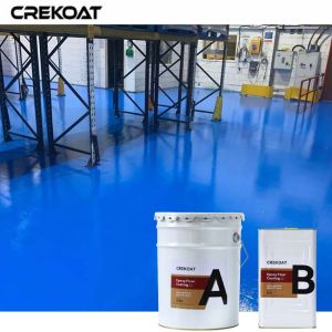 Buy cheap 100% Continuous Surface Self-Leveling Epoxy Floor Coating with 5:1 Mix Ratio and 12 Months Shelf Life from wholesalers