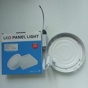Surface mounted 12w 18w 24w round led panel lamp 3CCT adjustable 3000-6500K CE