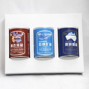 Buy cheap Mini Lovely Paper Composite Cans with Aluminium Easy Open Lid for Sea Salt Lake Salt Tea Sodium Salt Packaging from wholesalers