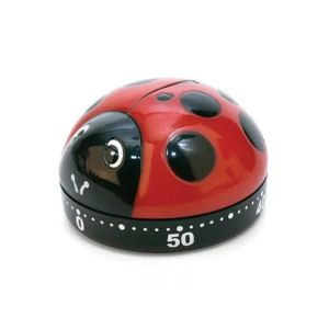Buy cheap ABS Material Lovely 60 Minute Plastic Ladybug Kitchen Timer 61x40mm from wholesalers