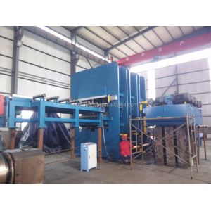 Column or Frame Structure Automatic Rubber Mat Vulcanizing Press for Production