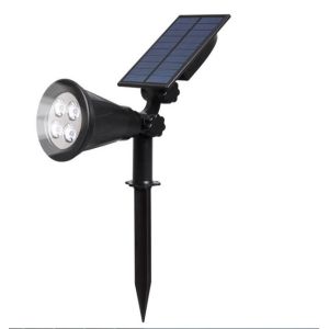 Buy cheap Solar Lights 2-in-1 Solar Powered 4 LED Adjustable Spotlight Wall Light Landscape Light Bright & Dark Sensing from wholesalers